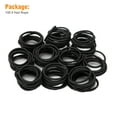 thumbnail image 2 of 300/100pcs Thick Seamless Rubber Hair Bands, 1inch Simply Soft Hair Ties, Girls Elastic Ponytail Holders Headband, Scrunchies ​Hair Accessories No Crease Damage for Thick Hair, Black, 2 of 8