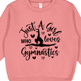thumbnail image 3 of Inktastic Just a Girl Who Loves Gymnastics Toddler Sweatshirt, 3 of 4