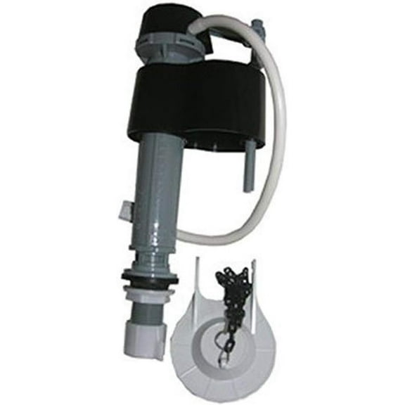 Lasco Fittings Toilet Ballcock Fill Valve Kit Adjustable Plastic - With Flapper - 12-Pack