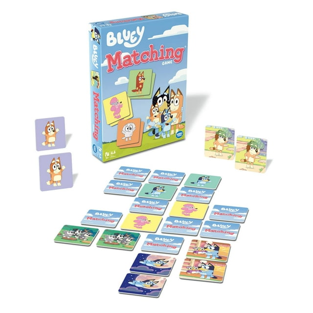 Juego a juego Wonder Forge Bluey Family para niños pequeños de 3 a 5 años