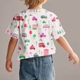 thumbnail image 4 of COM1950s Robe à Manches Courtes, Chemise Tendance pour Enfant T-Shirt Imprimé Col Rond Confortable Ample T-Shirt Blouse à Manches Courtes Hauts Décontractés, 4 of 9