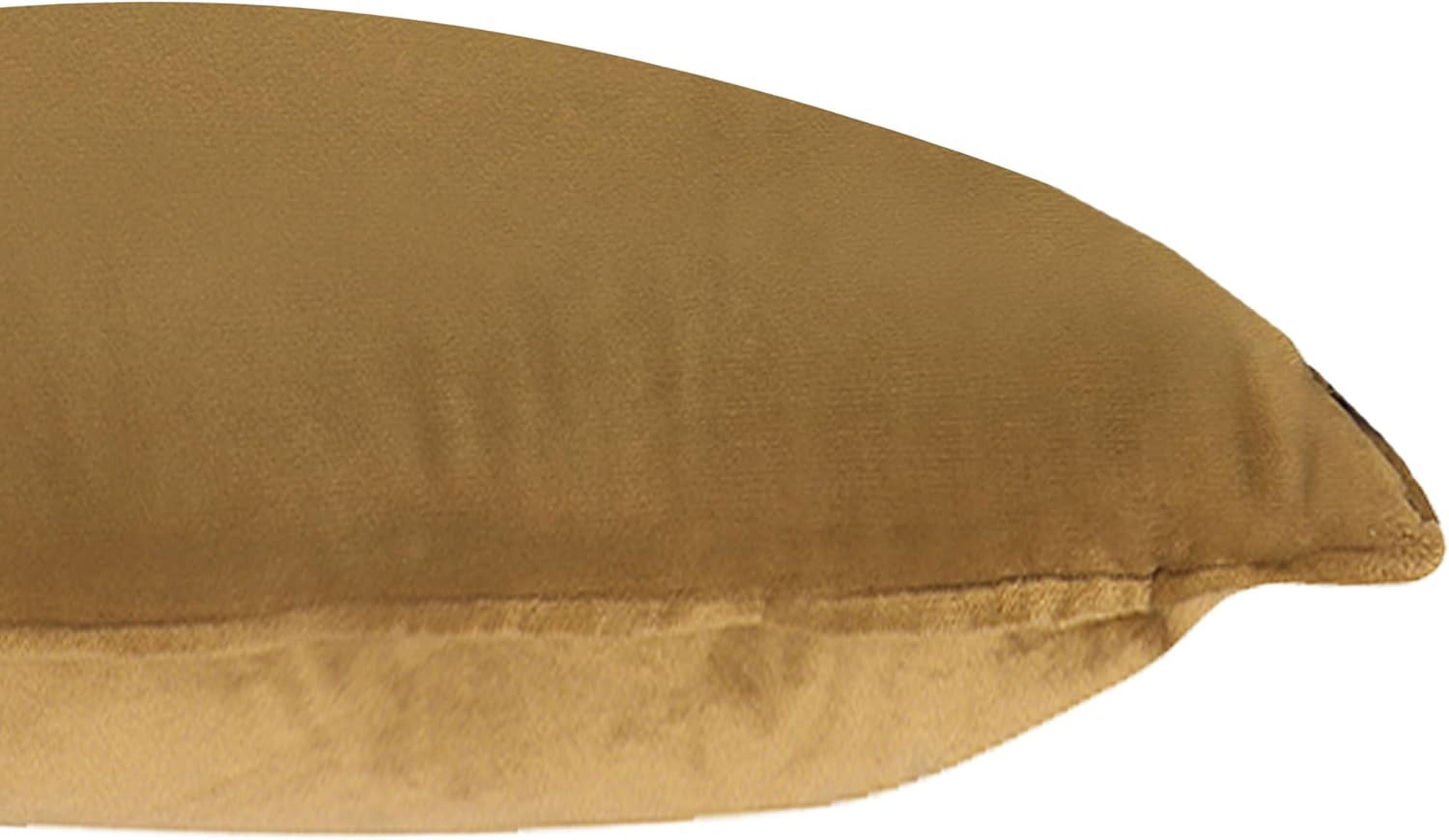 A1HC Hypoallergenic Down Alternative Decorative Throw Pillow, 24x24 in, Square, Pack of 1, Irish Coffee