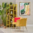 thumbnail image 4 of Stupell Industries Mid-Century Bright Contemporary Shapes Gold Floating Frame Canvas Art, 25 x 31, by June Erica Vess, 4 of 8