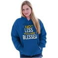 thumbnail image 4 of Not Less You Are Blessed Christian Hoodie Sweatshirt Women Men Brisco Brands S, 4 of 6