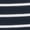 Dark Navy Stripe, variant on Time and Tru Women's Short Sleeve Boyfriend T-Shirt