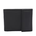 thumbnail image 1 of Cartera Hombre Piel Genuina Cierre Velcro Monedero Identificación Interiores en Tela Negro, 1 of 9