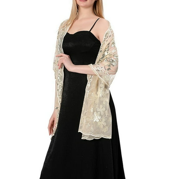 Ediodpoh Wraps for Women Versatile Lace Shawl for Casual Outfits for All Seasons Stylish Layer BG1