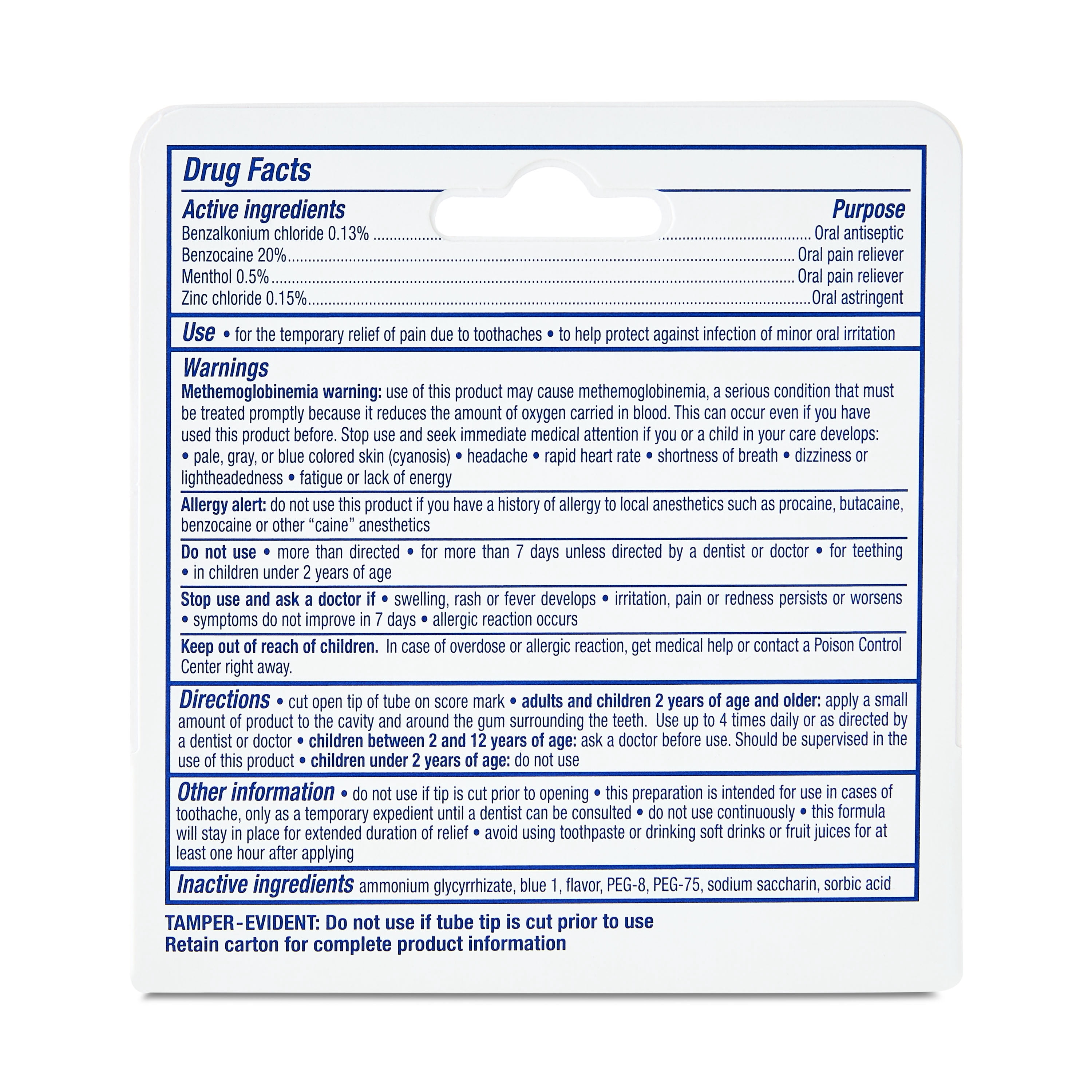 Equate 4X Medicated Toothache and Gum Pain Relief Gel, 0.25 oz