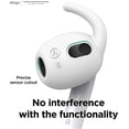 thumbnail image 2 of 4 Pairs AirPods 3 Ear Hooks Covers - [Added Storage Pouch] Comfortable and Secure Fit, Improved Sound Quality, Precise Cutout Design, Accessories Compatible with AirPods 3rd Generation (White), 2 of 8