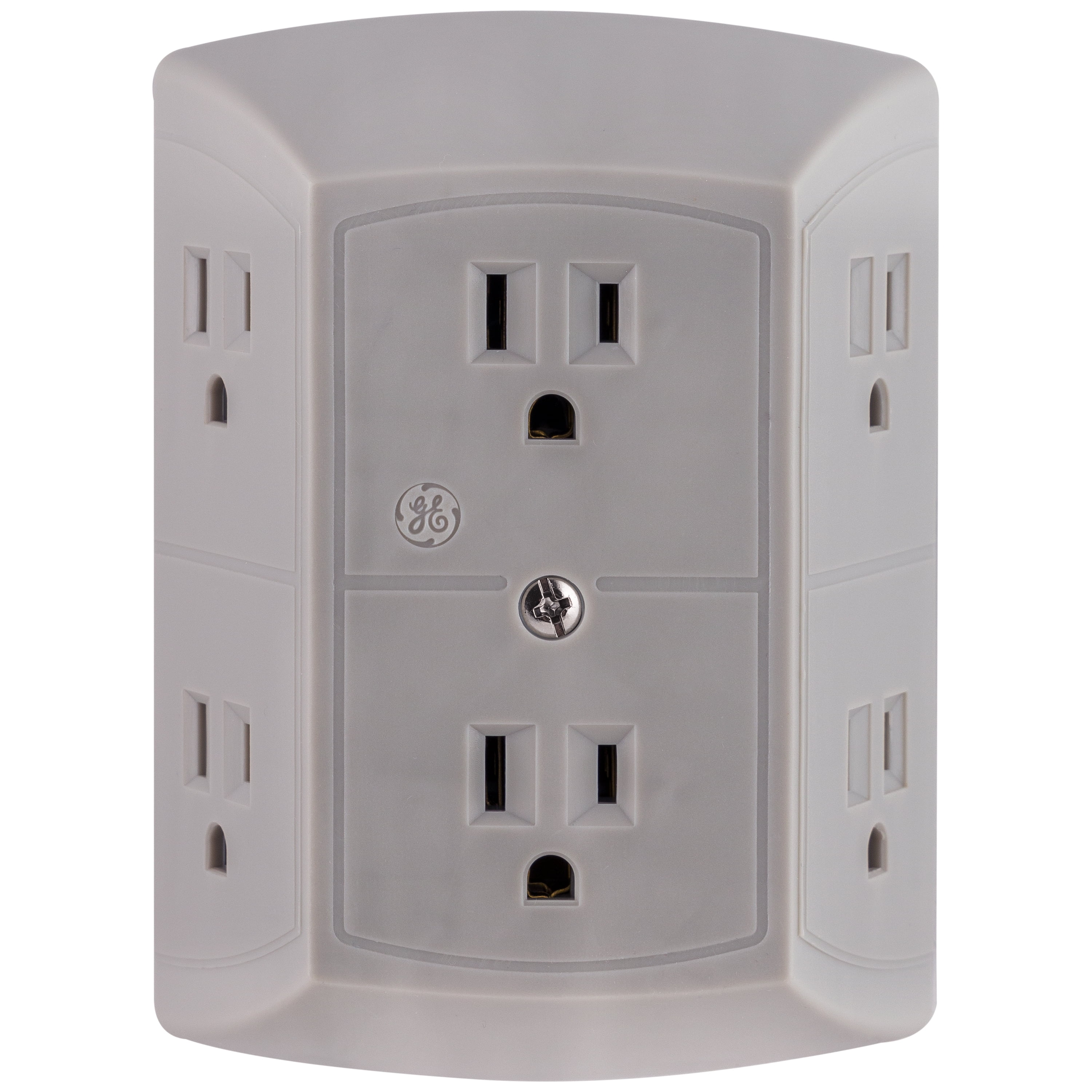 GENERAL ELECTRIC 6-Outlet Power Adapter, Multi Outlet Wall Charger ...