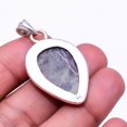 thumbnail image 2 of Variscite In Purpurite -Faires Tin Mine 925 Silver Plated Pendant 1.64", Purple & Green Purpurite Pendant P_9362_374_36, 2 of 2