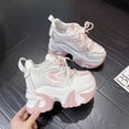 thumbnail image 6 of Willtoo Womens Chunky Platform Sneakers Lace Up Color Block High Heel Casual Shoes Fashion Thick Sole Comfort Walking Shoes, 6 of 6