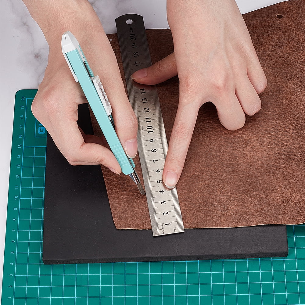 Square Leather Punch Pad Rubber Shock Absorber Sound Isolation Pad Stamping Handmade Craft Leather Tool