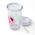 thumbnail image 5 of CafePress - Peppa Pig: Baby Pig - 16 Ounce Classic Clear Insulated Double Wall Tumbler Cup with Lid Straw , Reusable, 5 of 5