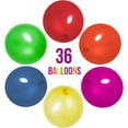 thumbnail image 5 of Punch Balloons in 6 Assorted Colors - 18 Inch Strong Punching Ball Balloons for Indoor or Outdoor Fun or Party Favor-36 pack, 5 of 5