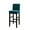 Blue, variant on Rosnek Velvet Bar Stool Covers, Stretch Bar Stool Seat Cover Washable Anti-Dust Slipcovers for Dining Room
