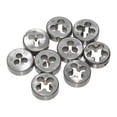thumbnail image 4 of HLONK 9pcs Comprehensive High Hardness Alloy Steel Metric Hand Thread Die Set for Metalwork Mechanical Maintenance Tool, 4 of 7
