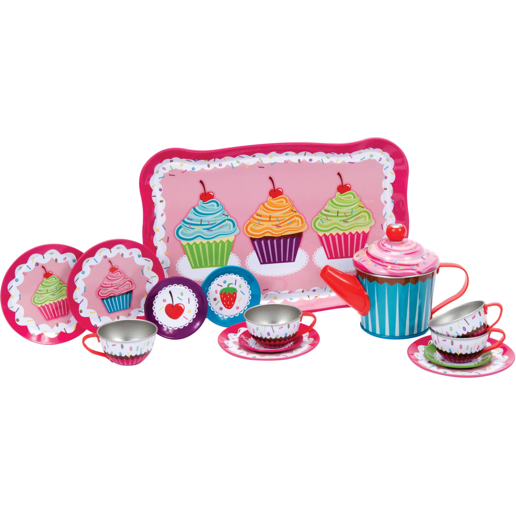 Schylling Cupcakes Tin Tea Set 696749257791 for sale online 