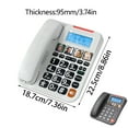 thumbnail image 3 of Adjustable Ringtone and Volumes Corded Telephone With 1 Key Boosts Function for Home and, 3 of 8
