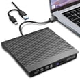 thumbnail image 1 of Unidad de DVD externa YOTUO USB 3.0 tipo C para Windows/Mac, 1 of 9