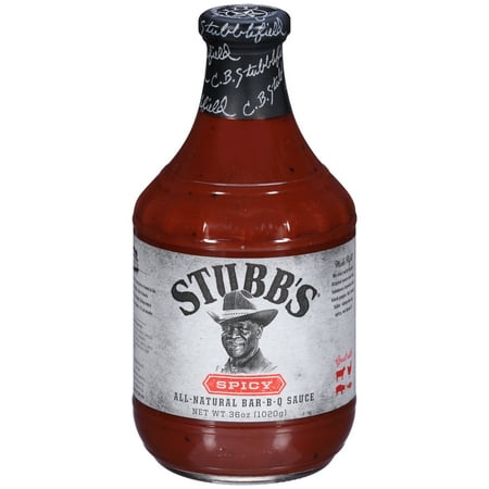 (2 Pack) Stubb's Spicy Legendary Bar-B-Q Sauce, 36