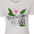 thumbnail image 4 of Inktastic Mississippi Girl Magnolia Flowers and Leaves Women's T-Shirt, 4 of 5