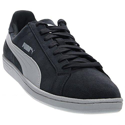PUMA Men's Smash Leather Classic Fashion Shoe Sneaker, Navy - Walmart.com