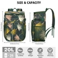 thumbnail image 3 of Hawaiian Insulated Cooler Backpack 20L - Tropical Leaf Design, Leakproof & Lightweight for Beach, Camping, Picnics, 3 of 6