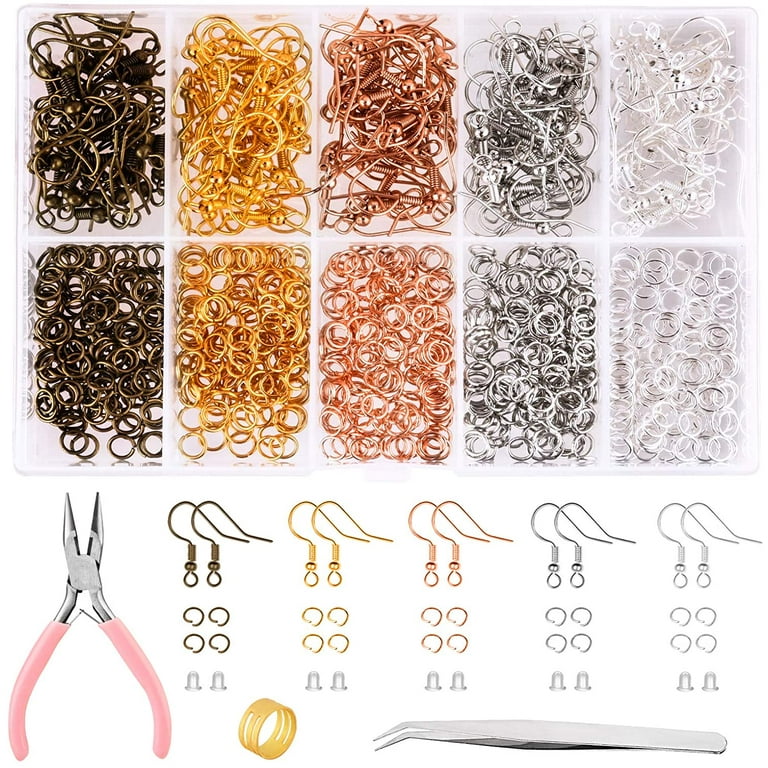 925 Sterling Silver Earring Hooks 120 PCS/60 Pairs, Ear Wires Fish