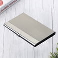 thumbnail image 4 of MasteelfCA Large Capacity Case Stainless Steel Working Holder Metal Name Case Silver, 4 of 7