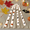 white, variant on Powmok 4-Pack Black Flashing Flame Scented Taper Candles, Suitable for Halloween, Christmas, Easter, Hanukkah & Party Decoration