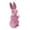 Pink #2, variant on Easter Bunny with Bowtie Plush Flocked Rabbit Figurine Desktop Gift for Table Living Room Home Party Spring Decor 8.66 Inch