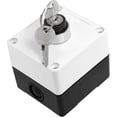 thumbnail image 1 of On/Off/On 3 positions 4 terminals locking rotary switch station, 1 of 5