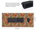 thumbnail image 2 of Hirioo Hippie Peace Love for Mouse Pad ,Anti-Slip Base, Durable Stitched Edges, Perfect for Gaming, Office, and Home Use,16x35.5in, 2 of 9