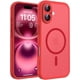 thumbnail image 1 of Funda magnética TOCOL para iPhone 16 de 6,1 pulgadas, color rojo, 1 of 6