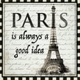 thumbnail image 2 of Allen, Candace 15x15 Gold Ornate Wood Framed with Double Matting Museum Art Print Titled - Paris is Always a Good Idea, 2 of 4
