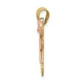 thumbnail image 2 of Auriga Fine Jewelry 14K Tri-Color Gold Charm Pendant for Women (L-22mm, W-25mm), 2 of 5
