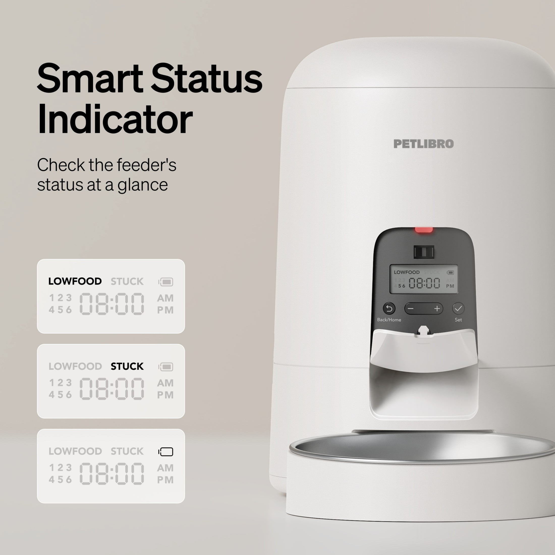 Air Automatic Feeder White