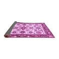 thumbnail image 2 of Ahgly Company Indoor Square Oriental Purple Traditional Area Rugs, 7' Square, 2 of 4