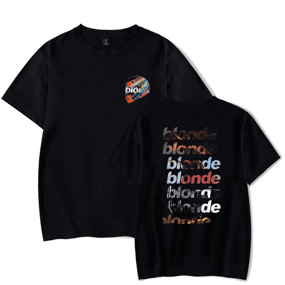 Frank Ocean Merch T-Shirt Blonde Blond T Shirt Men Women Rapper Graphic Print Men Women Casual Streetwear Tee Tops
