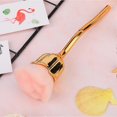 thumbnail image 3 of Rose Shape Long Handle Nail Art Brush Manicure Nail Polishing Dust Powder Removal Brush 01#, 3 of 5