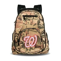 MOJO Washington Nationals 19" Camo Premium Laptop Backpack