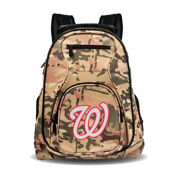 MOJO Washington Nationals 19" Camo Premium Laptop Backpack