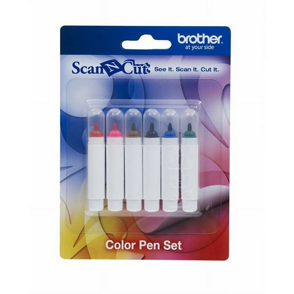 Brother ScanNCut 6 Color Pen Set