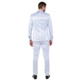thumbnail image 4 of Tazzio Skinny Fit Shiny Satin Tuxedo 3 Piece Suit Set with Bowtie, 4 of 4