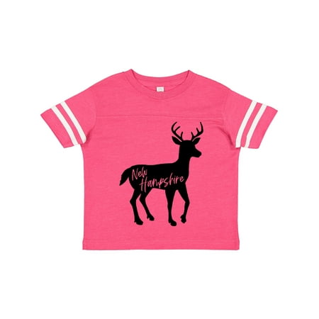 

Inktastic New Hampshire Black Deer Silhouette Gift Toddler Boy or Toddler Girl T-Shirt