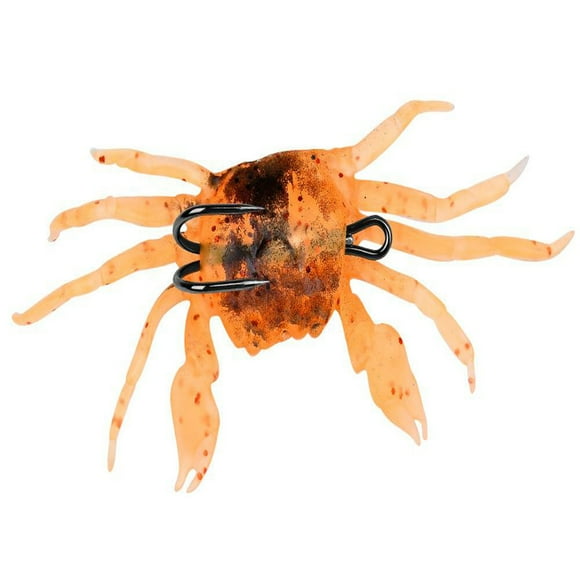asddcavvf Crab Crab 3D Crab Soft With Pointed Hook Double Hook Suitable For Sea Fishing Crab Trap Saltwater Fishing Accessories Tool