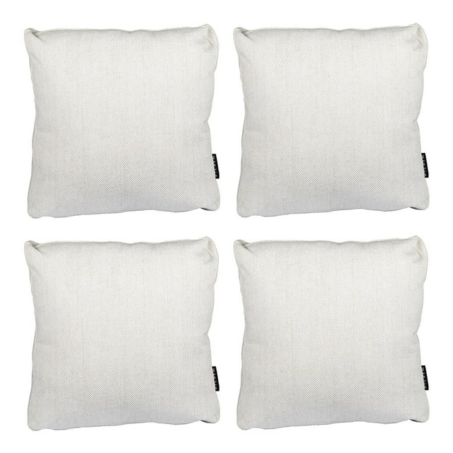 Cojín Decorativo Cuadrado Grande Zita Blanco Set de 4
