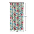 thumbnail image 5 of Pioneer Flower Floral Print Pattern Shower Curtain 36"x72", Bathroom Decorative Shower Curtain Set with 12 Hooks, Waterproof Washable, 5 of 6