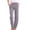 Silver, variant on felwors 2026 Womens Pants Wide Leg High Waisted Adjustable Drawstring Trousers with Pockets Casual Lightweight (Silver, L)